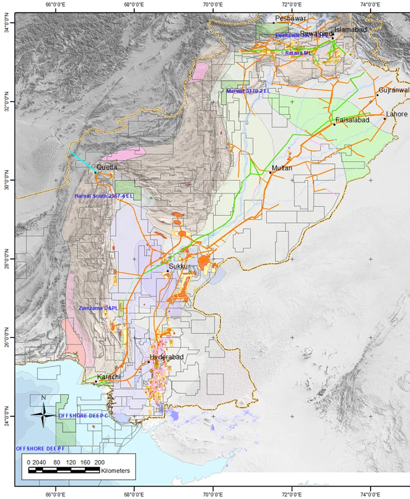 Pakistan Exploration Map